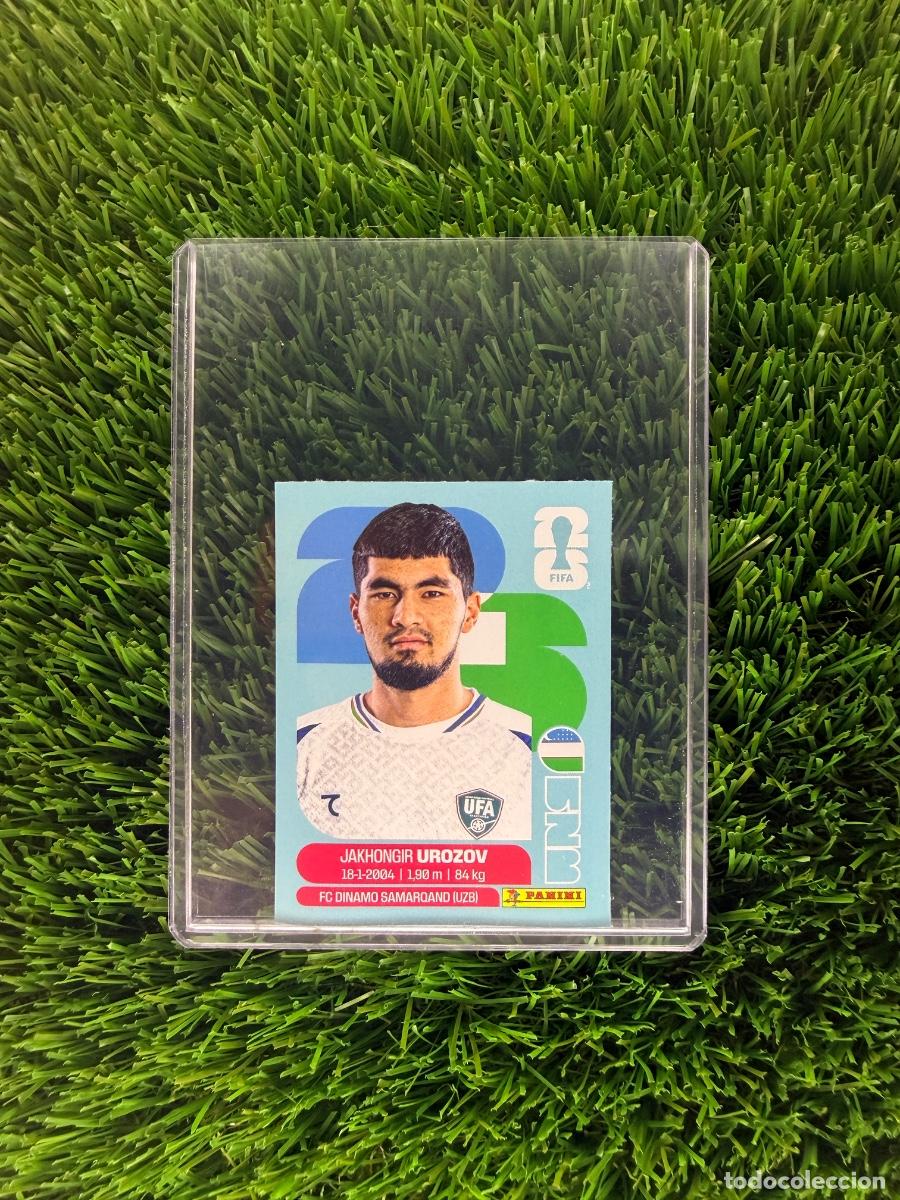 Cromos de f&uacute;tbol: N&ordm; UZB6B Jakhongir Urozov Actualizaci&oacute;n Uzbekist&aacute;n Mundial 2026 Stickers
