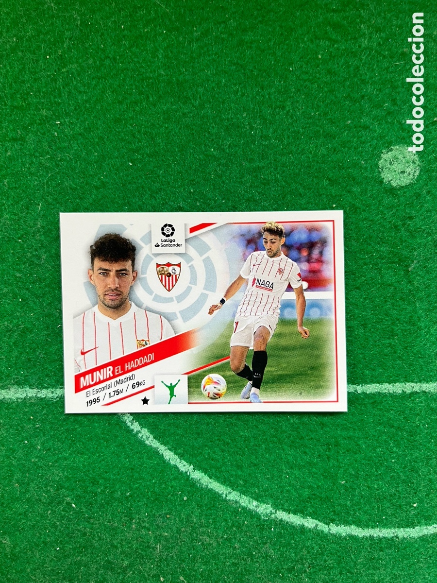 Cromos de f&uacute;tbol: 18 B MUNIR SEVILLA LIGA ESTE 2022 2023 PANINI