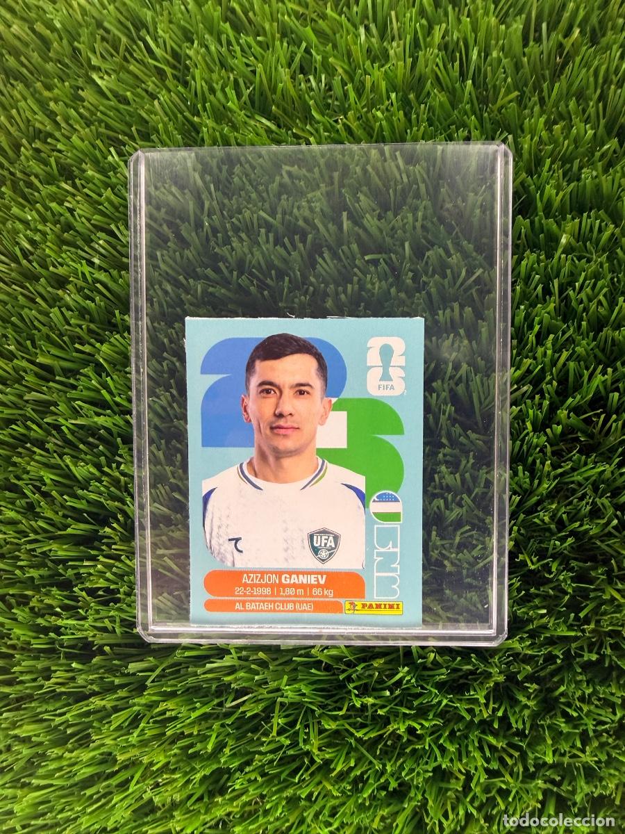 Cromos de f&uacute;tbol: N&ordm; UZB14B Azizjon Ganiev Actualizaci&oacute;n Uzbekist&aacute;n Mundial 2026 Stickers