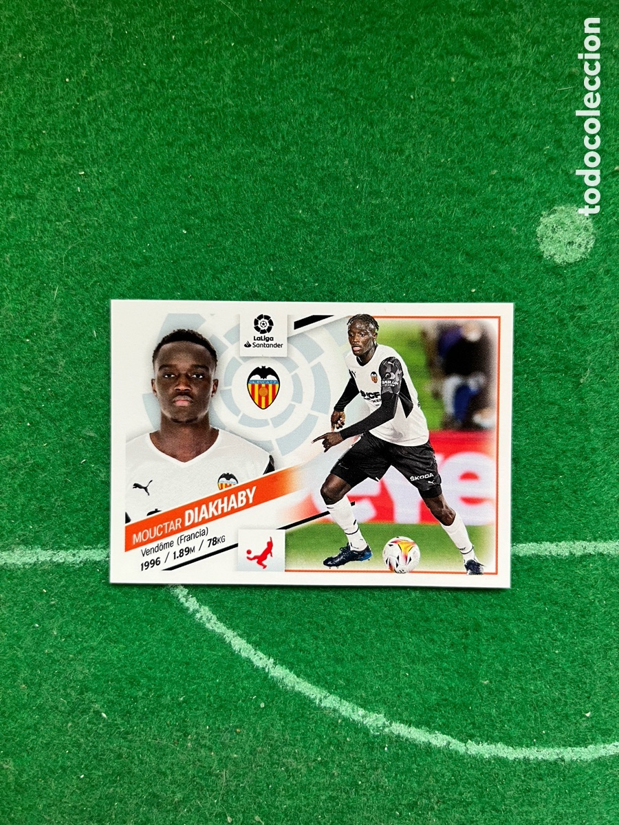 Cromos de f&uacute;tbol: 8 DIAKHABY VALENCIA LIGA ESTE 2022 2023 PANINI