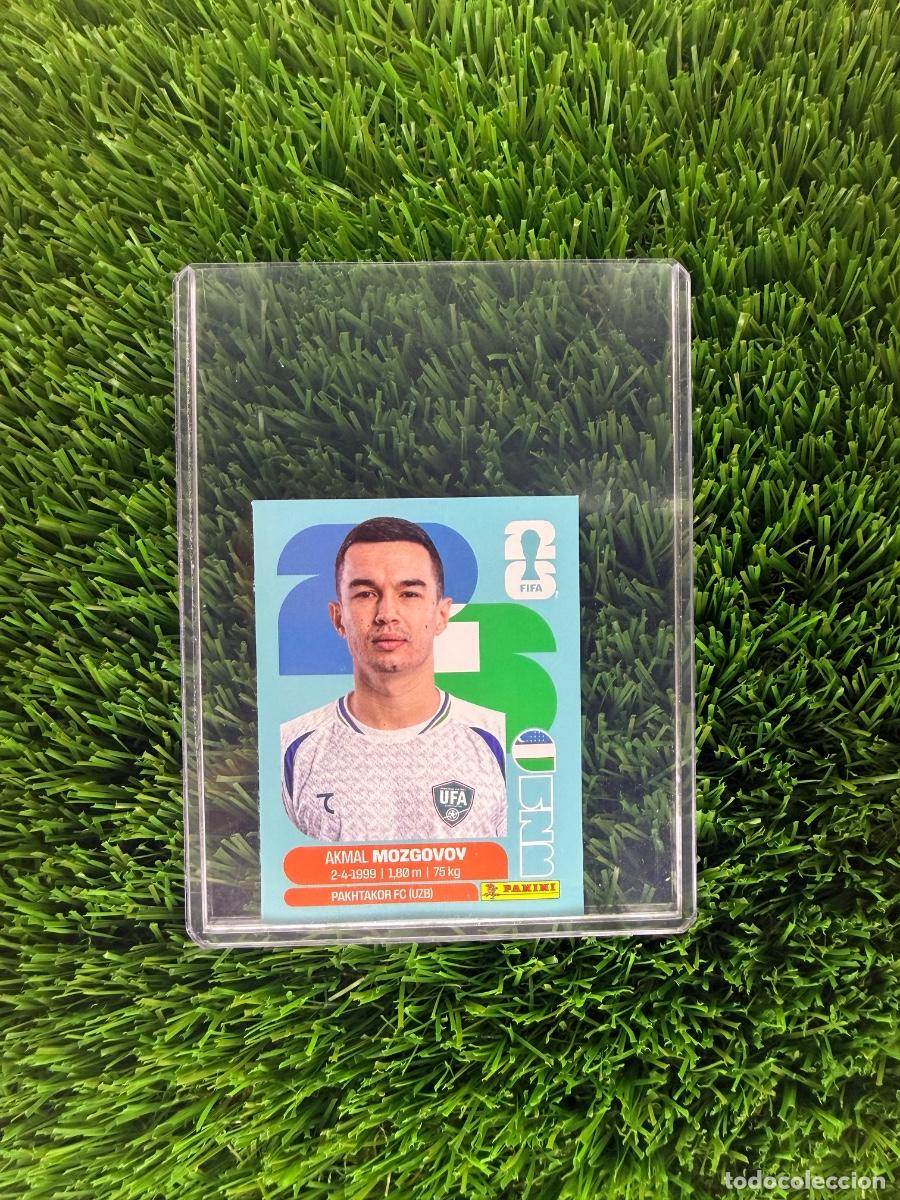 Cromos de f&uacute;tbol: N&ordm; UZB15B Akmal Mozgovov Actualizaci&oacute;n Uzbekist&aacute;n Mundial 2026 Stickers