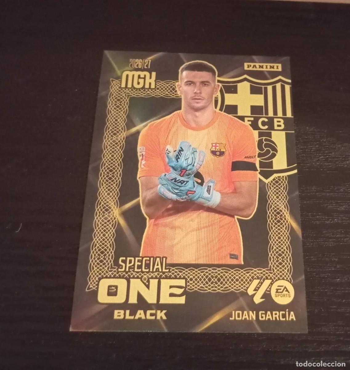 Cromos de f&uacute;tbol: -MEGACRACKS 26-27 : JOAN GARCIA ( BARCELONA ) -- SPECIAL ONE BLACK --