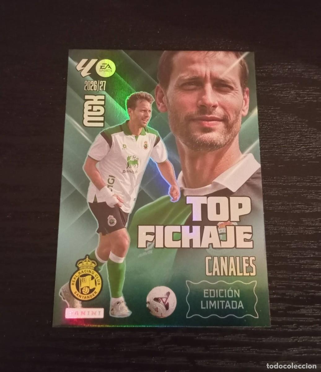 Cromos de f&uacute;tbol: -MEGACRACKS 26-27 : SERGIO CANALES ( SANTANDER ) -- TOP FICHAJE EDICION LIMITADA --
