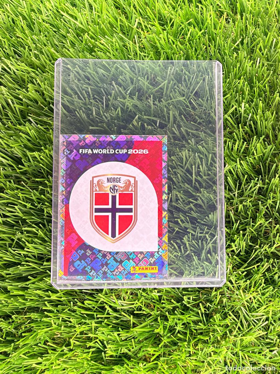 Cromos de f&uacute;tbol: N&ordm; NOR1 Escudo Noruega Mundial 2026 Stickers