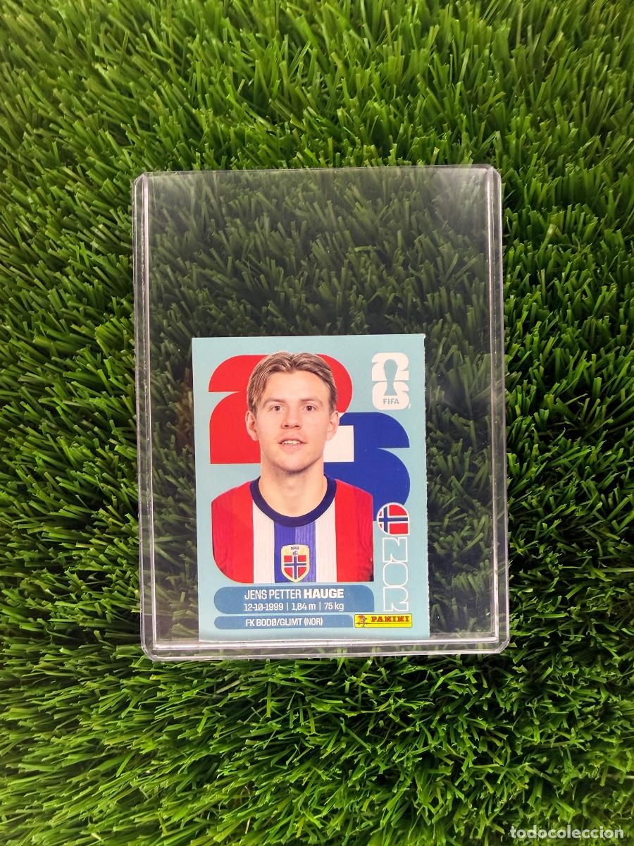 Cromos de f&uacute;tbol: N&ordm; NOR17B Jens Petter Hauge Actualizaci&oacute;n Noruega Mundial 2026 Stickers