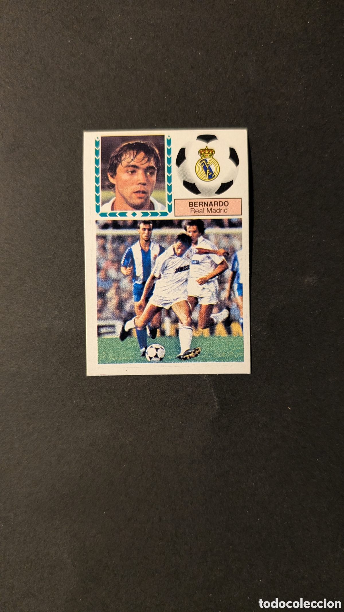 Cartes &agrave; collectionner de Football: L1 BERNARDO REAL MADRID COLOCA LIGA ESTE 1983/84 83 84 NUNCA PEGADO SIN PEGAR