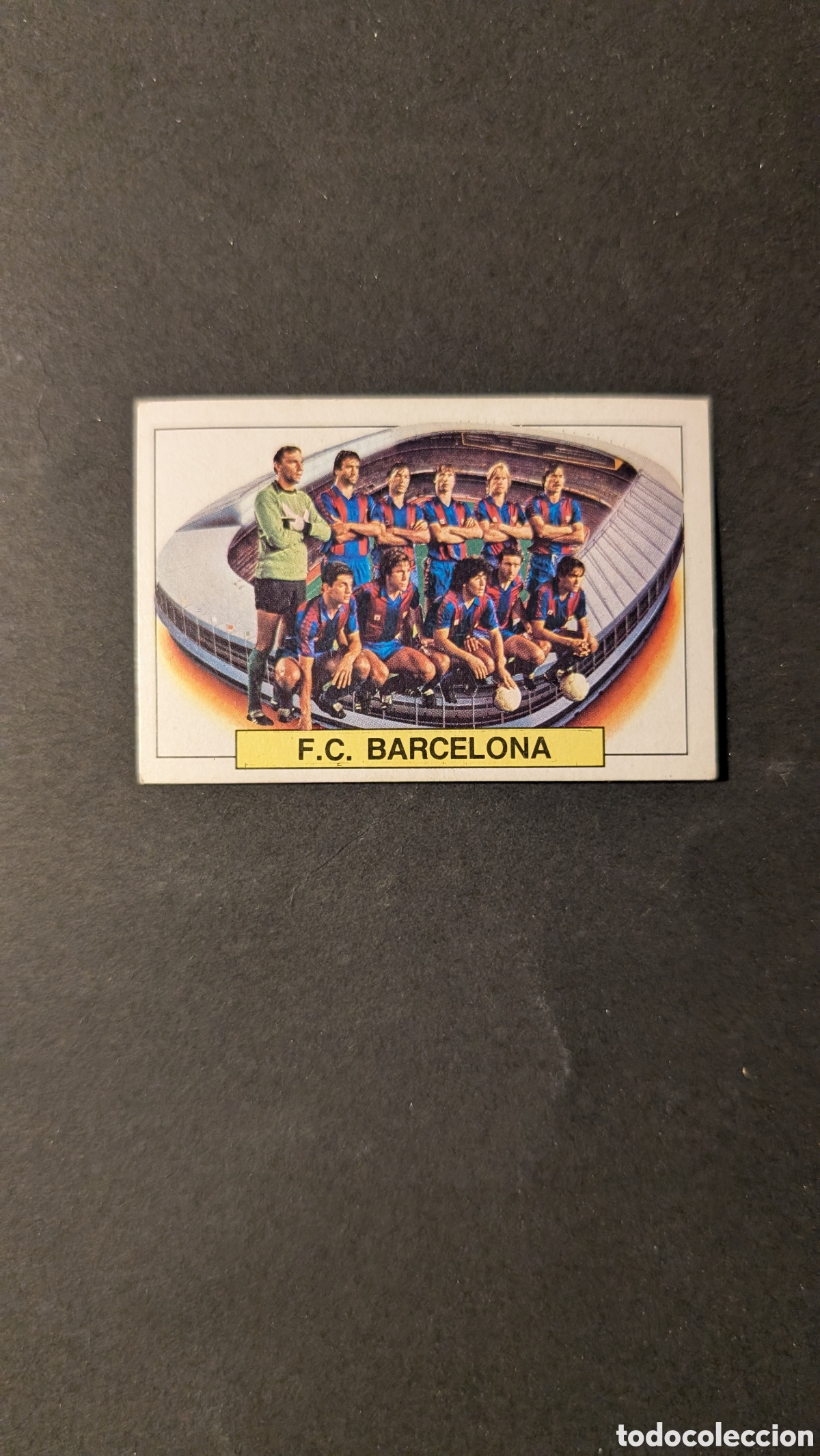 Cromos de f&uacute;tbol: L1 ALINEACION BARCELONA CON MARADONA LIGA ESTE 1983/84 83 84 NUNCA PEGADO SIN PEGAR