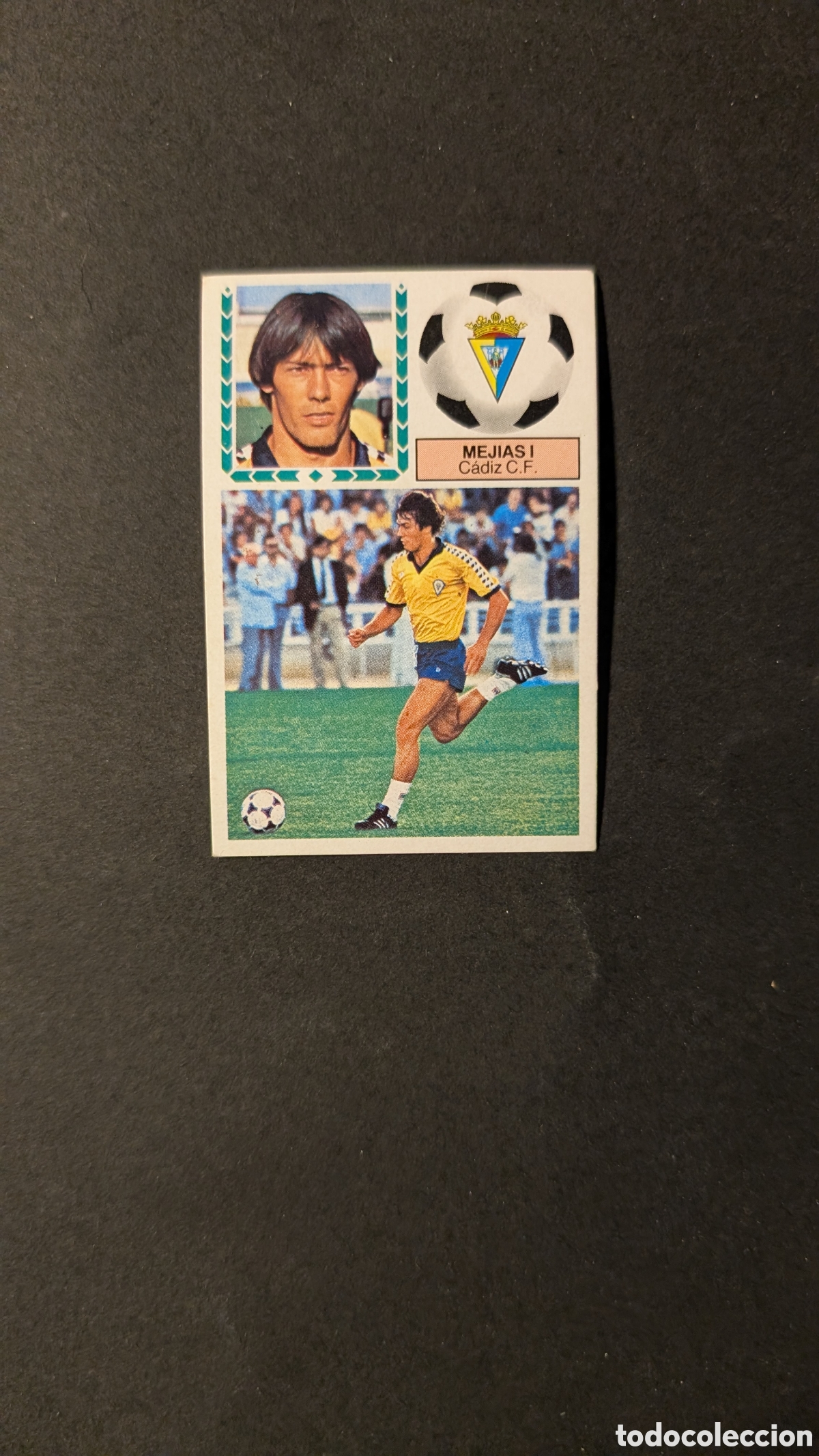 Cromos de f&uacute;tbol: L1 MEJIAS I VERSION MEYBA CADIZ LIGA ESTE 1983/84 83 84 NUNCA PEGADO SIN PEGAR