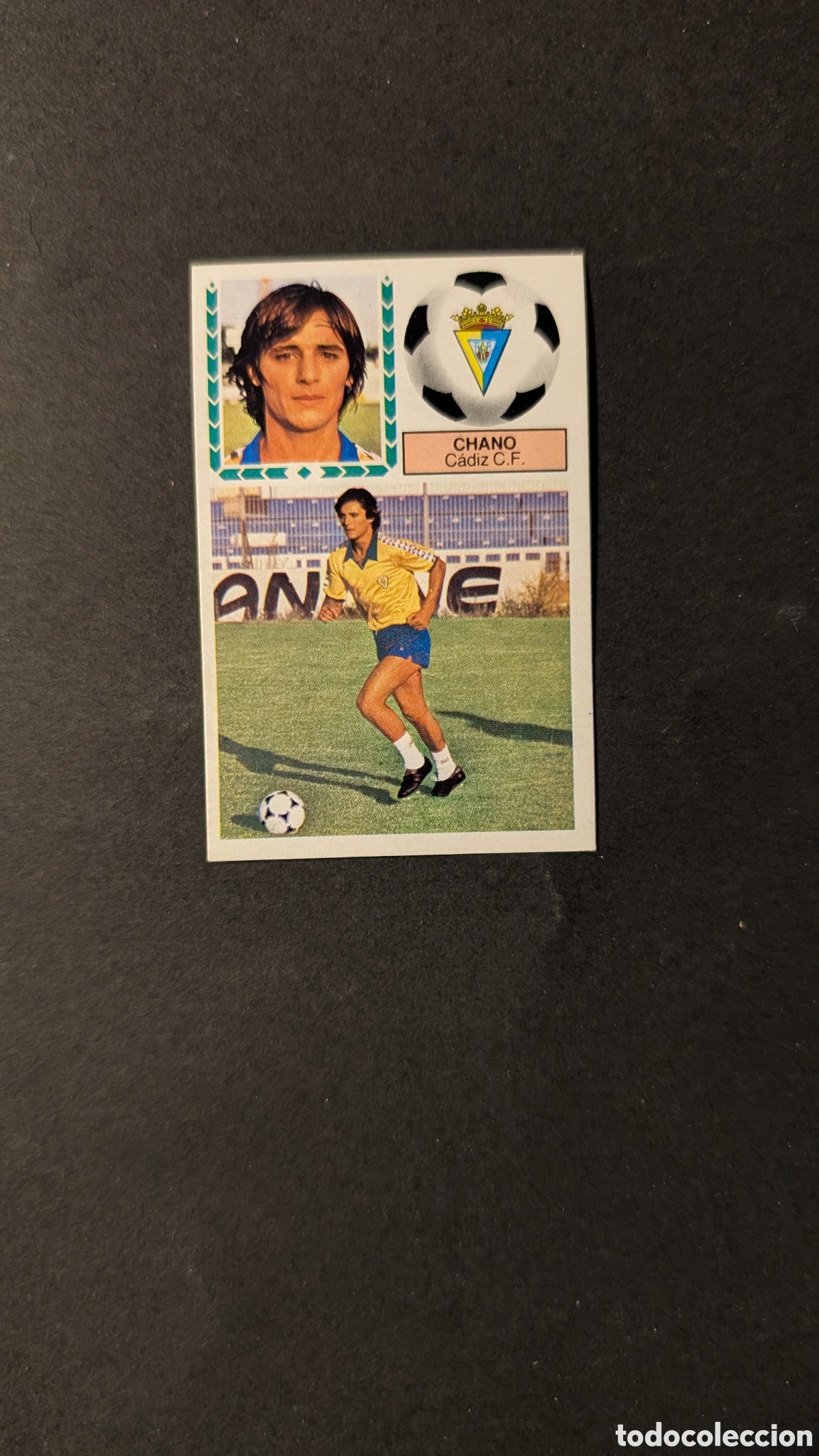 Cromos de f&uacute;tbol: L1 CHANO VERSION MEYBA CADIZ LIGA ESTE 1983/84 83 84 NUNCA PEGADO SIN PEGAR