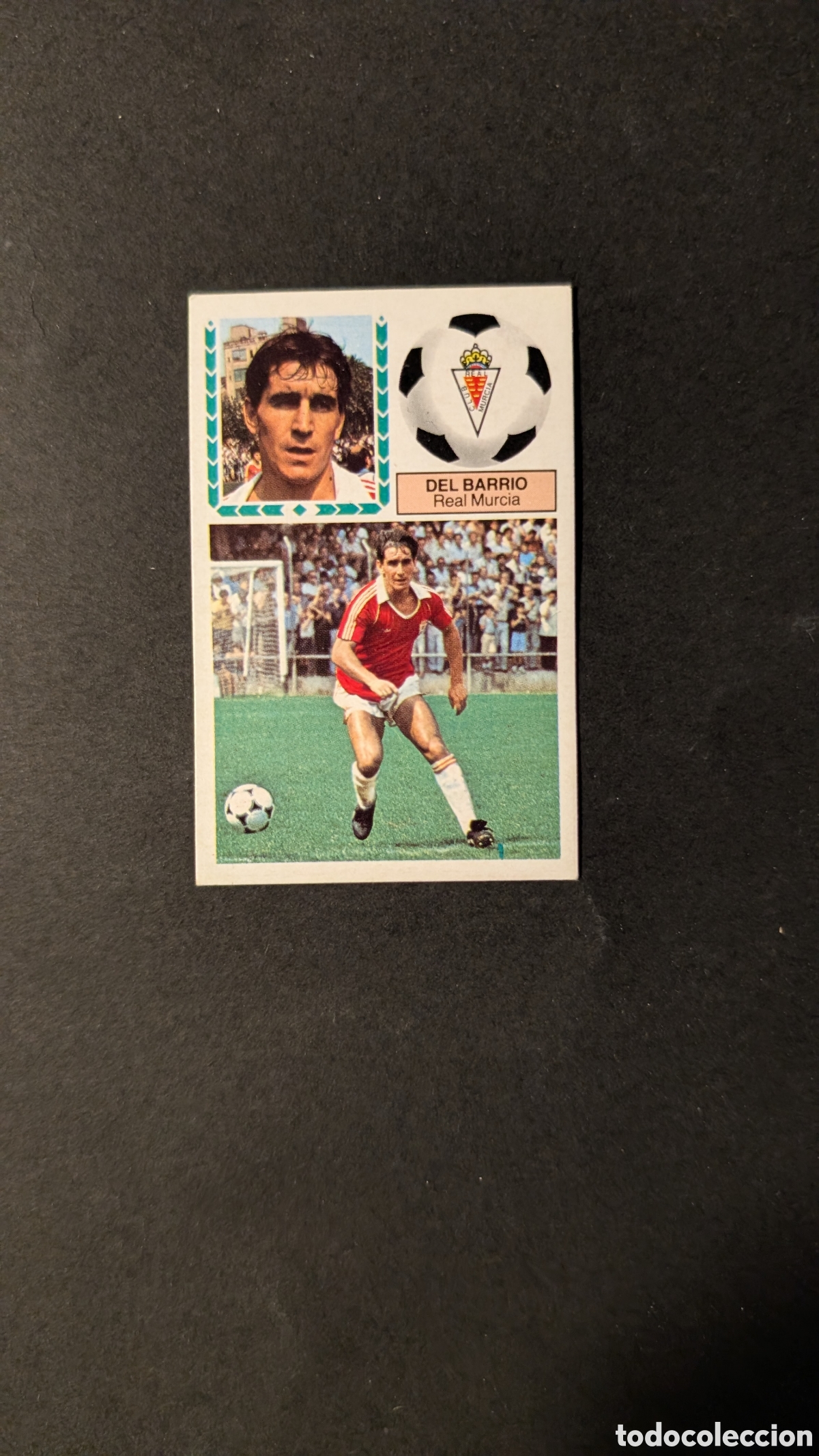 Fu&szlig;ball-Sticker: L1 DEL BARRIO MURCIA VERSION CORREGIDO LIGA ESTE 1983/84 83 84 NUNCA PEGADO SIN PEGAR