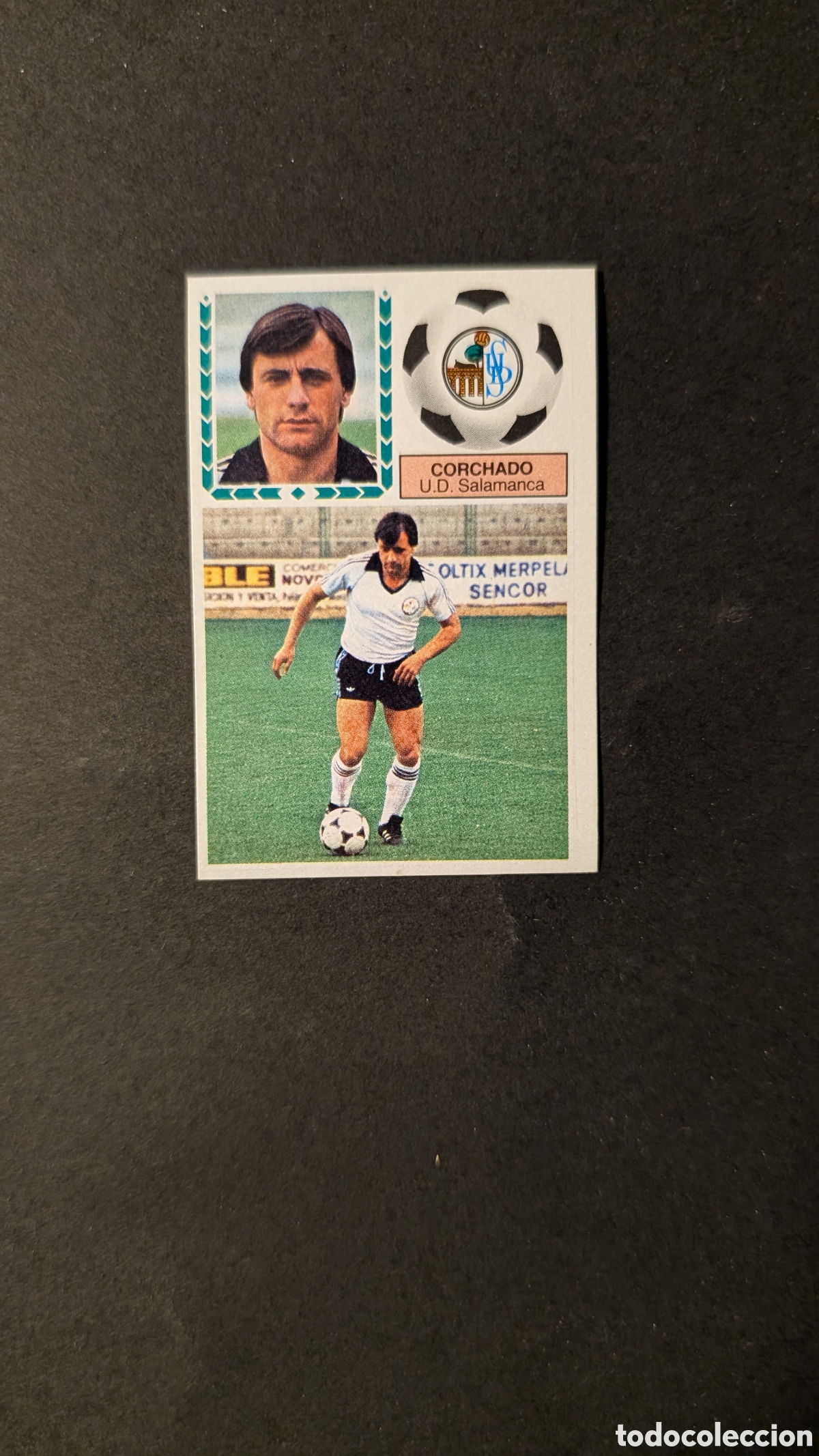 Fu&szlig;ball-Sticker: L1 CORCHADO SALAMANCA BAJA LIGA ESTE 1983/84 83 84 NUNCA PEGADO SIN PEGAR