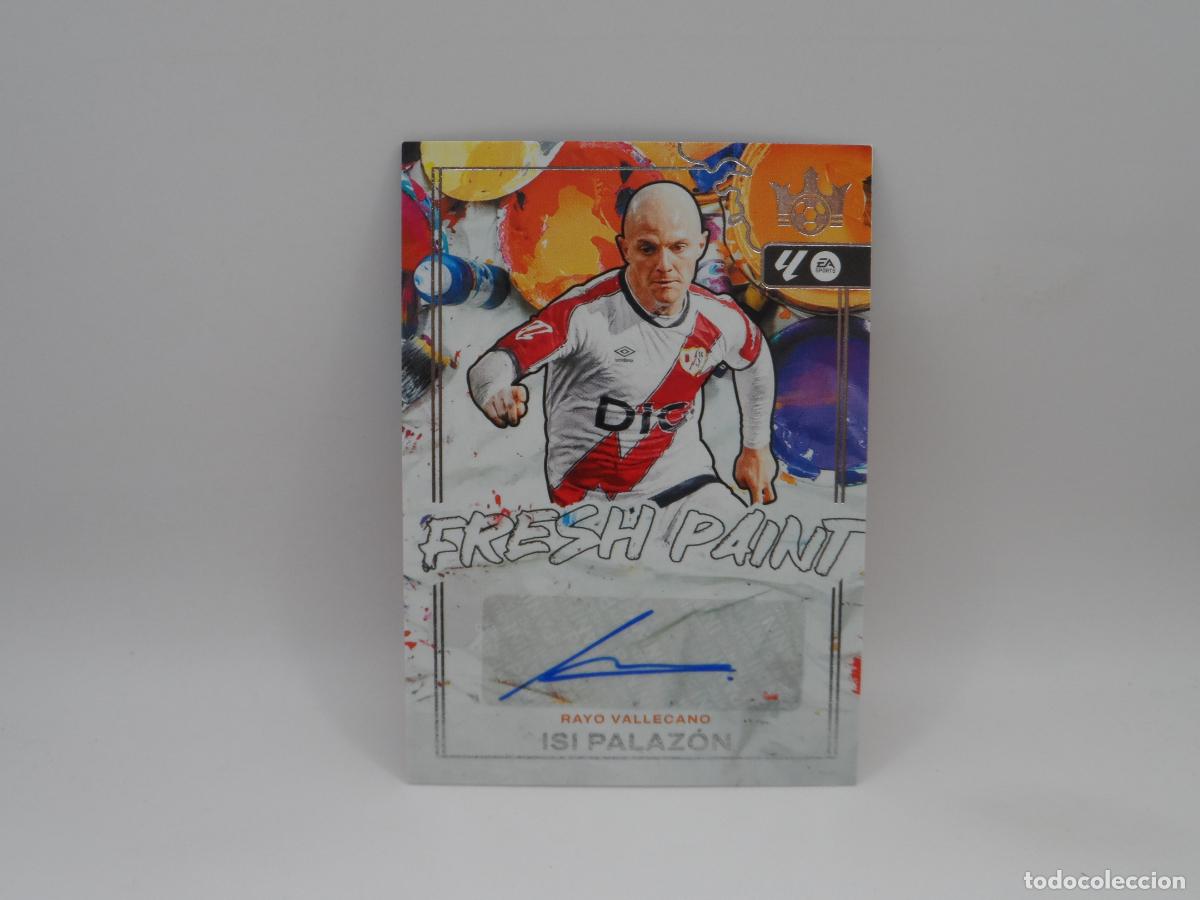 Cromos de f&uacute;tbol: AUTO ISI PALAZON RAYO VALLECANO PANINI PITCH KINGS 2025 2026 25 26 AUTOGRAFO