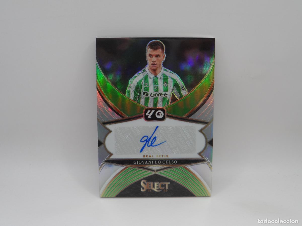 Cromos de f&uacute;tbol: AUTO LO CELSO BETIS PANINI SELECT 2024 2025 24 25 PRIZM AUTOGRAFO