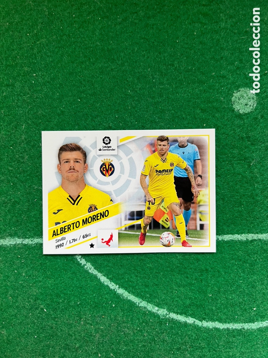 Cromos de f&uacute;tbol: 10 ALBERTO MORENO VILLARREAL LIGA ESTE 2022 2023 PANINI