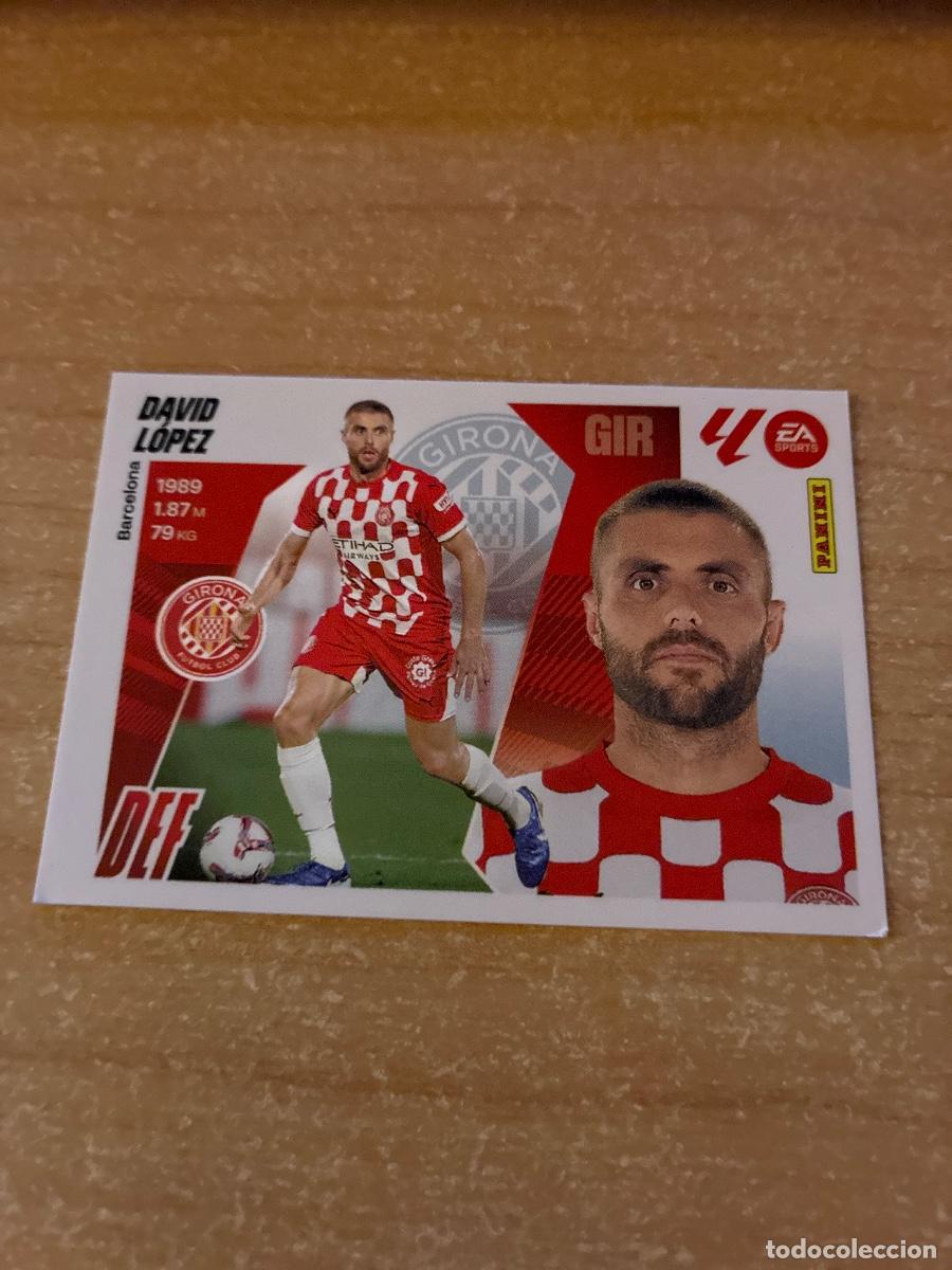 Cromos de f&uacute;tbol: 7 DAVID L&Oacute;PEZ GIRONA LIGA ESTE 2025 2026