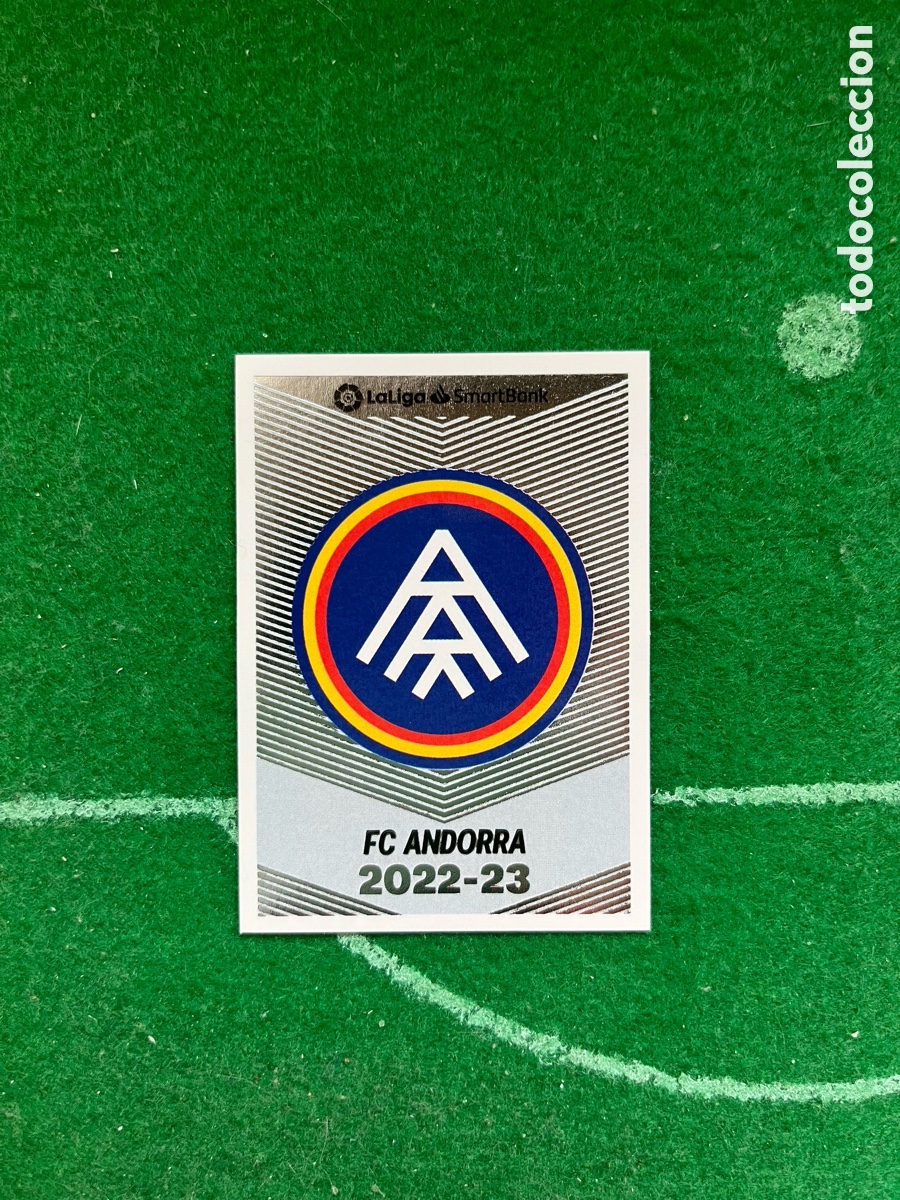 Cromos de f&uacute;tbol: 3 ANDORRA LIGA ESTE 2022 2023 PANINI ESCUDO SEGUNDA DIVISI&Oacute;N