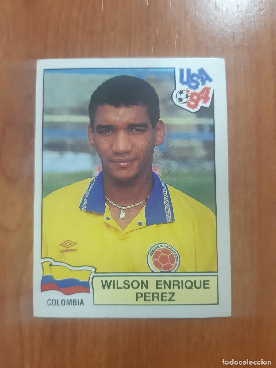 Cromos de f&uacute;tbol: N&deg;59 Wilson Enrique P&eacute;rez (Colombia) Mundial USA 94 PANINI. Nunca pegado