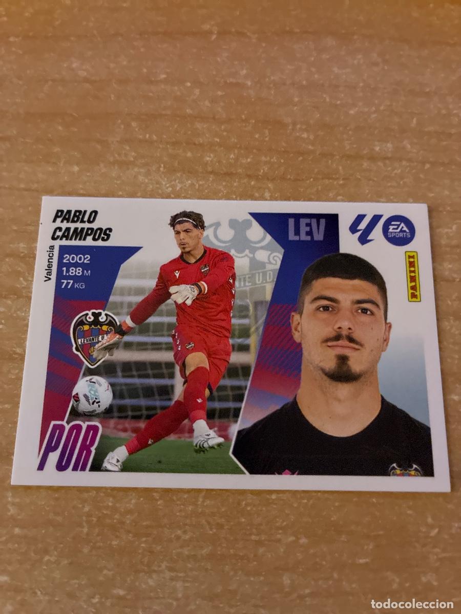 Cromos de f&uacute;tbol: 3 PABLO CAMPOS LEVANTE LIGA ESTE 2025 2026