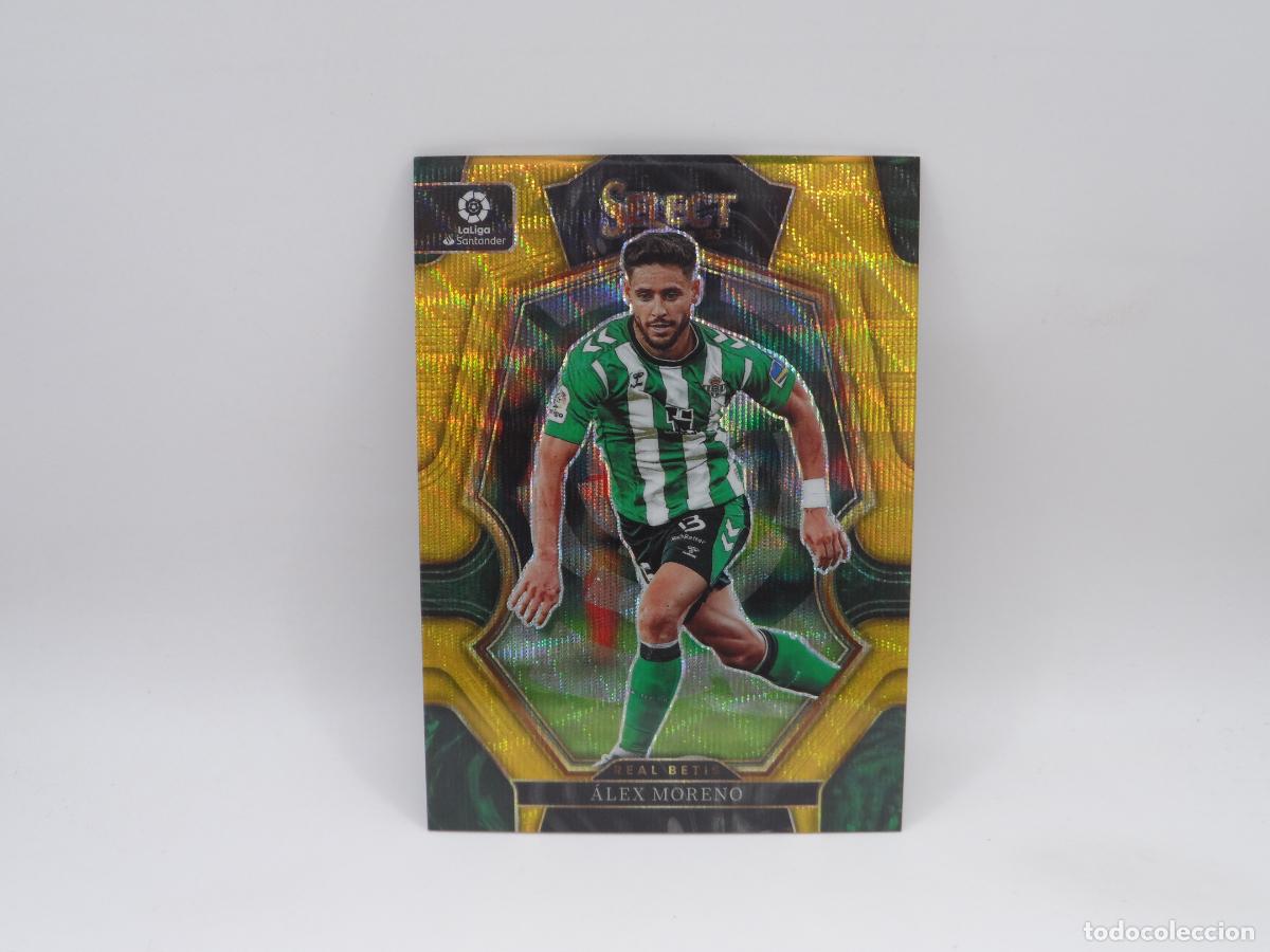 Cromos de f&uacute;tbol: 153 ALEX MORENO NUMERADA /10 GOLD WAVE BETIS PANINI SELECT 2022 2023 22 23