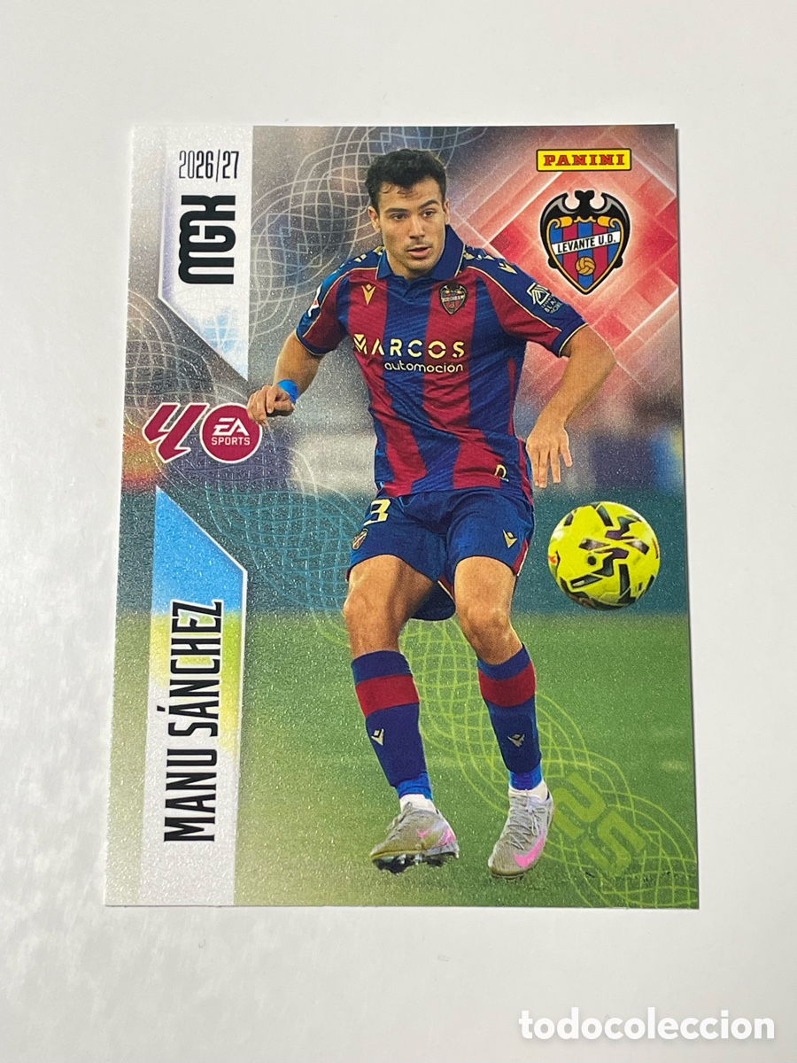Cromos de f&uacute;tbol: Manu S&aacute;nchez Levante Panini Megacracks 26/27 #206