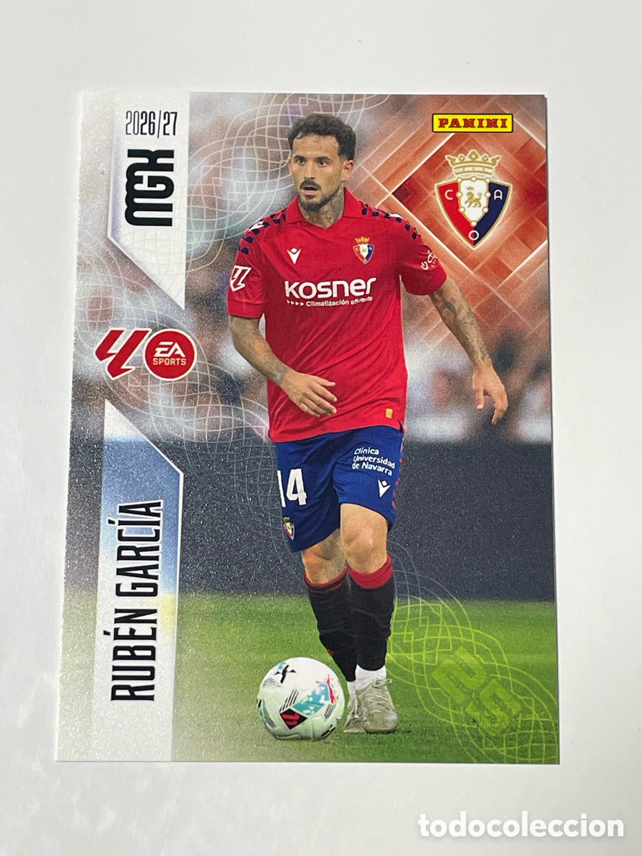 Cromos de f&uacute;tbol: Rub&eacute;n Garc&iacute;a Osasuna Panini Megacracks 26/27 #265
