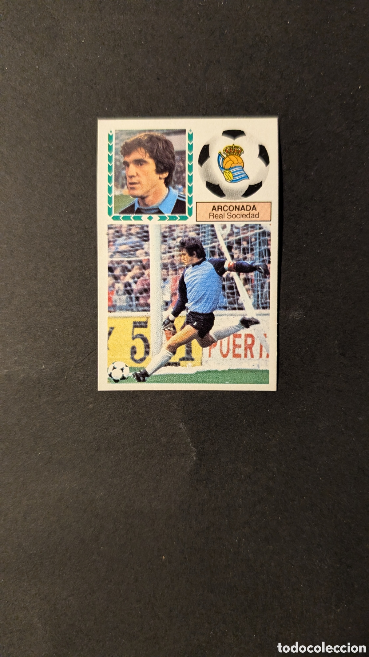 Cromos de f&uacute;tbol: L1 ARCONADA REAL SOCIEDAD LIGA ESTE 1983/84 83 84 NUNCA PEGADO SIN PEGAR