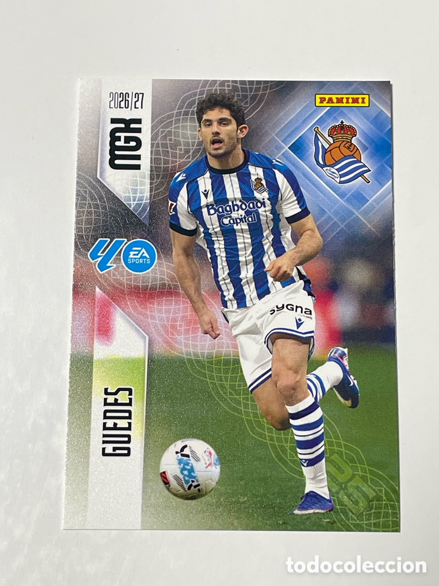 Cromos de f&uacute;tbol: Gon&ccedil;alo Guedes Real Sociedad Panini Megacracks 26/27 #322