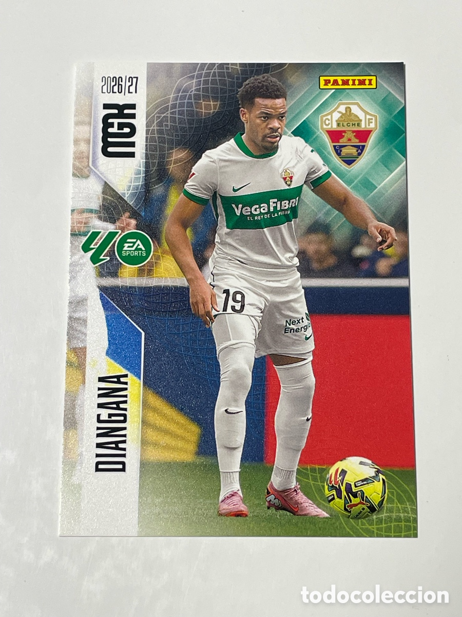 Cromos de f&uacute;tbol: Grady Diangana Elche Panini Megacracks 26/27 #160