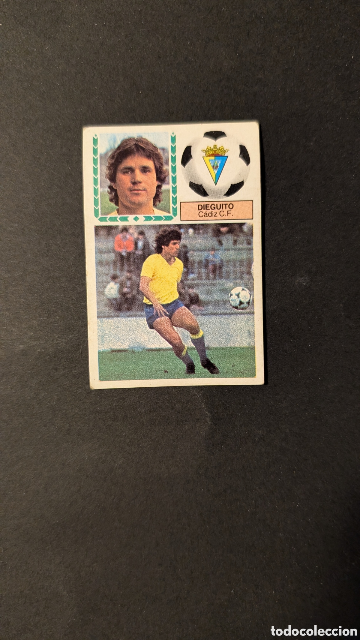 Cromos de f&uacute;tbol: L1 DIEGUITO CADIZ VERSION COLOCA LIGA ESTE 1983/84 83 84 NUNCA PEGADO SIN PEGAR