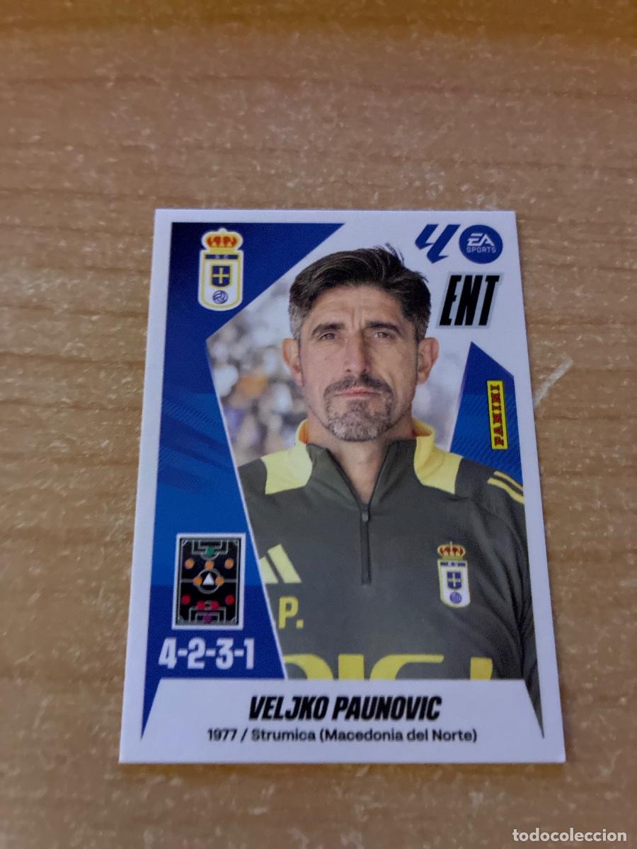 Cromos de f&uacute;tbol: 2 PAUNOVIC REAL OVIEDO LIGA ESTE 2025 2026