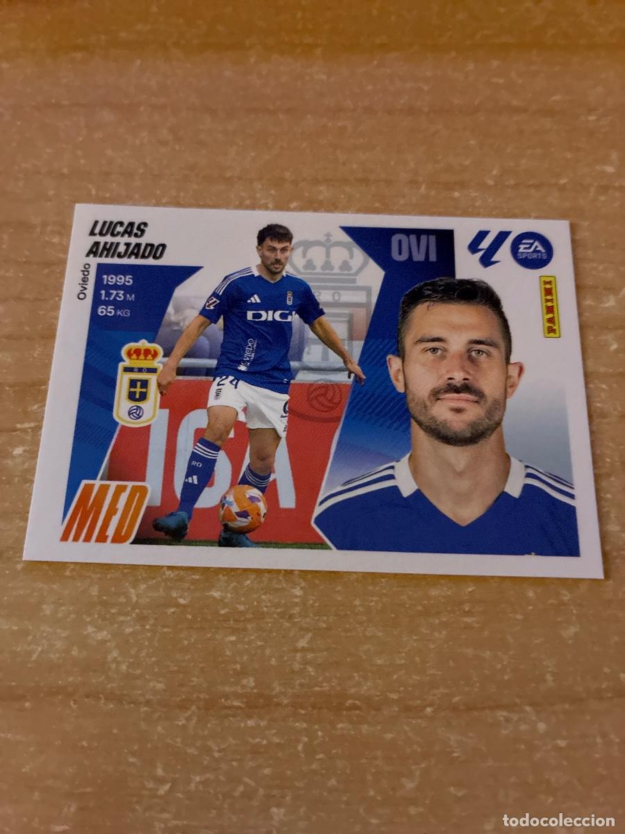 Cromos de f&uacute;tbol: 16 B LUCAS AHIJADO REAL OVIEDO LIGA ESTE 2025 2026