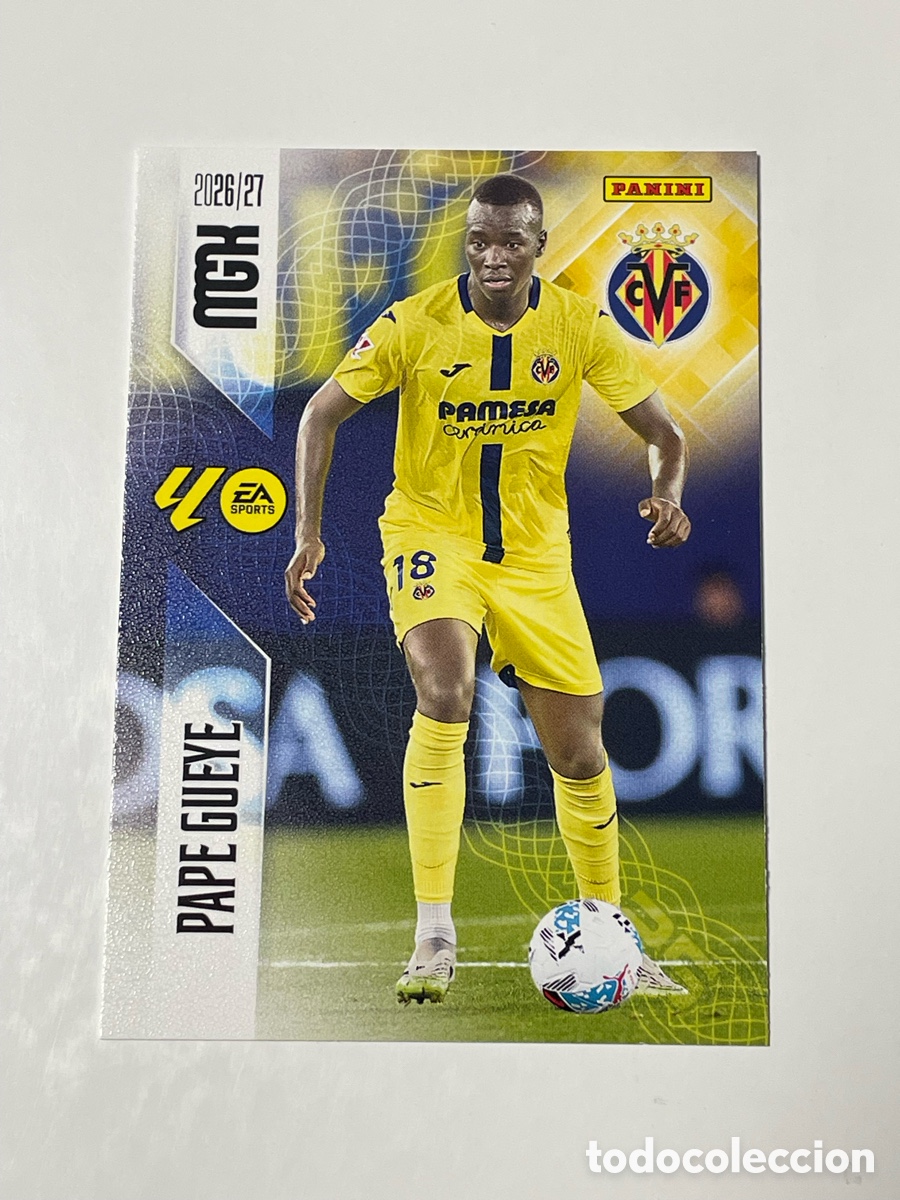 Cromos de f&uacute;tbol: Pape Gueye Villarreal Panini Megacracks 26/27 #372