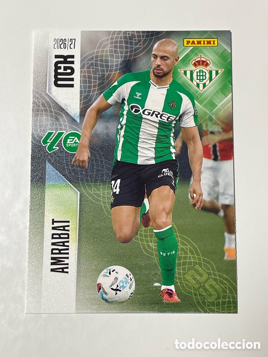 Cromos de f&uacute;tbol: Sofyan Amrabat Betis Panini Megacracks 26/27 #100