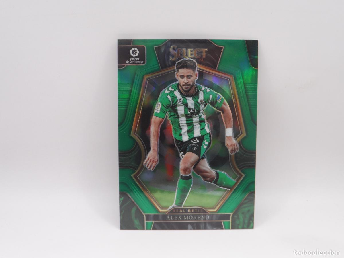 Cromos de f&uacute;tbol: 153 ALEX MORENO NUMERADA /5 GREEN PRIZM BETIS PANINI SELECT 2022 2023 22 23
