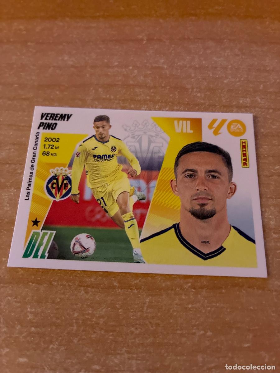 Cromos de f&uacute;tbol: 15 YEREMY PINO VILLARREAL LIGA ESTE 2025 2026