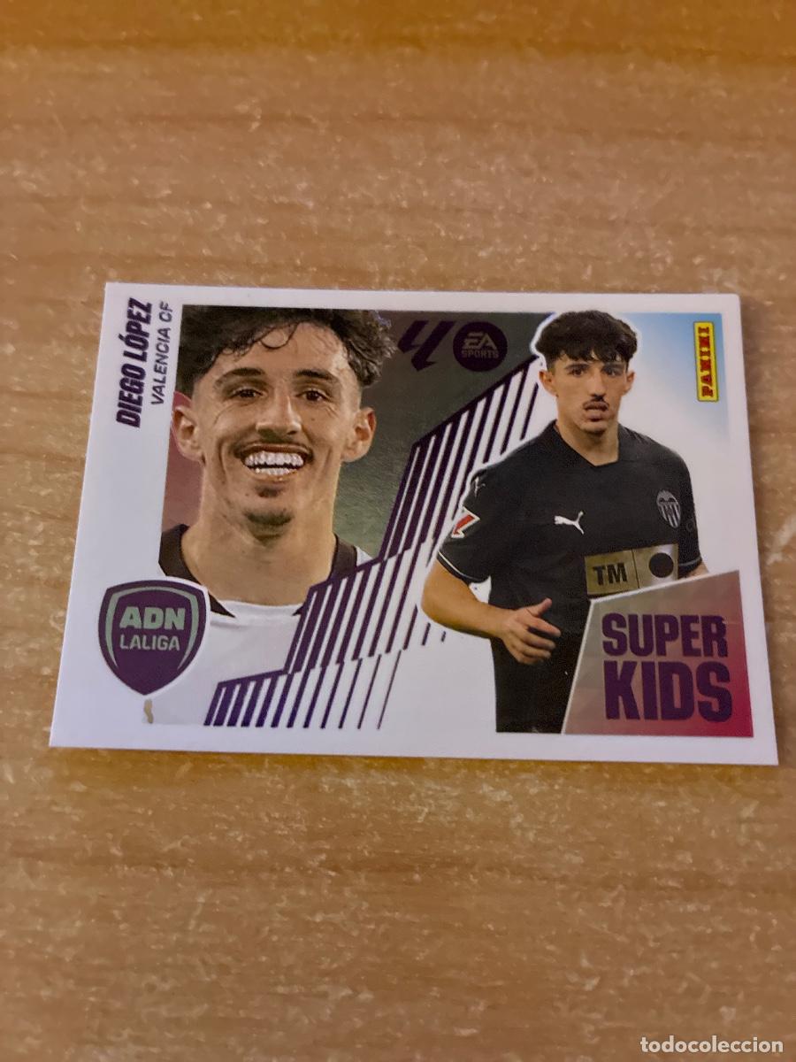 Cromos de f&uacute;tbol: 7 DIEGO L&Oacute;PEZ S&Uacute;PER KIDS VALENCIA LIGA ESTE 2025 2026