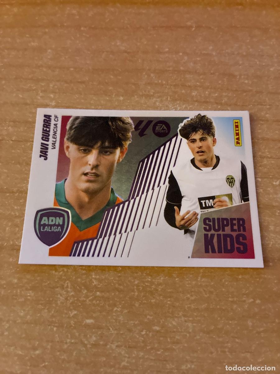 Cromos de f&uacute;tbol: 12 JAVI GUERRA VALENCIA S&Uacute;PER KIDS LIGA ESTE 2025 2026