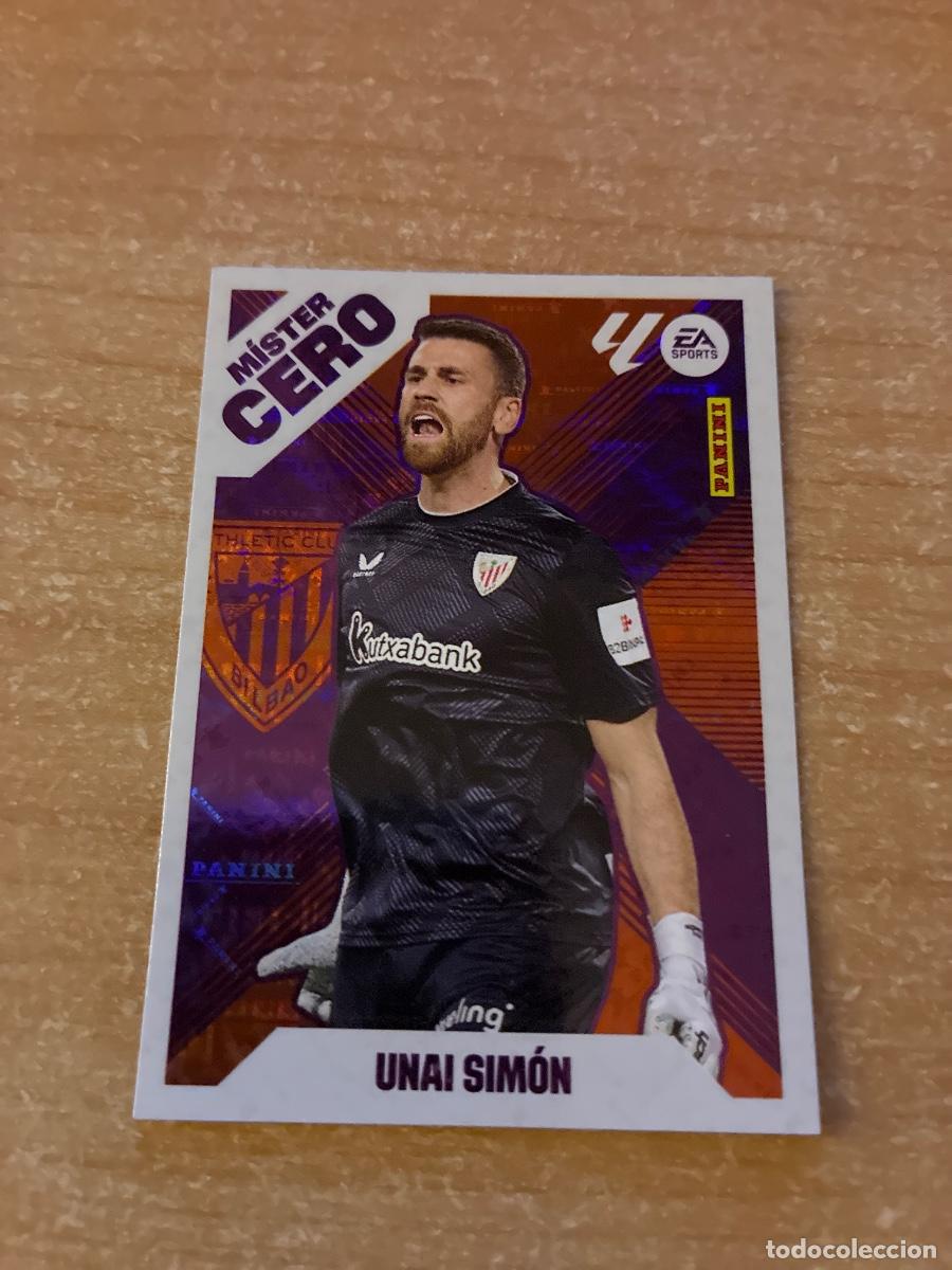 Cromos de f&uacute;tbol: 13 UNAI SIM&Oacute;N ATHLETIC CLUB MISTER CERO LIGA ESTE 2025 2026