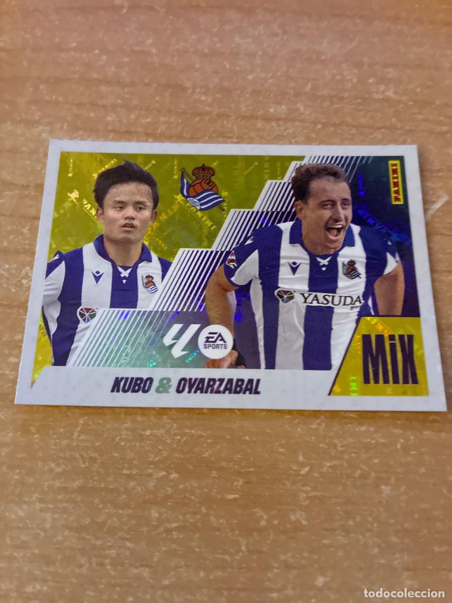 Cromos de f&uacute;tbol: 17 KUBO Y OYARZABAL REAL SOCIEDAD LIGA ESTE 2025 2026