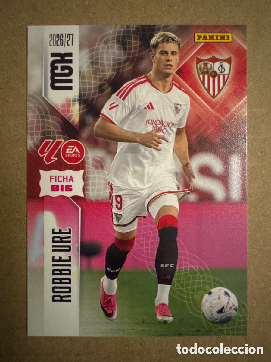 Cromos de f&uacute;tbol: # BIS 341 Robbie Ure Sevilla Megacracks 26 27 2026 2027 2 Segunda 2a 2&ordf; Edici&oacute;n