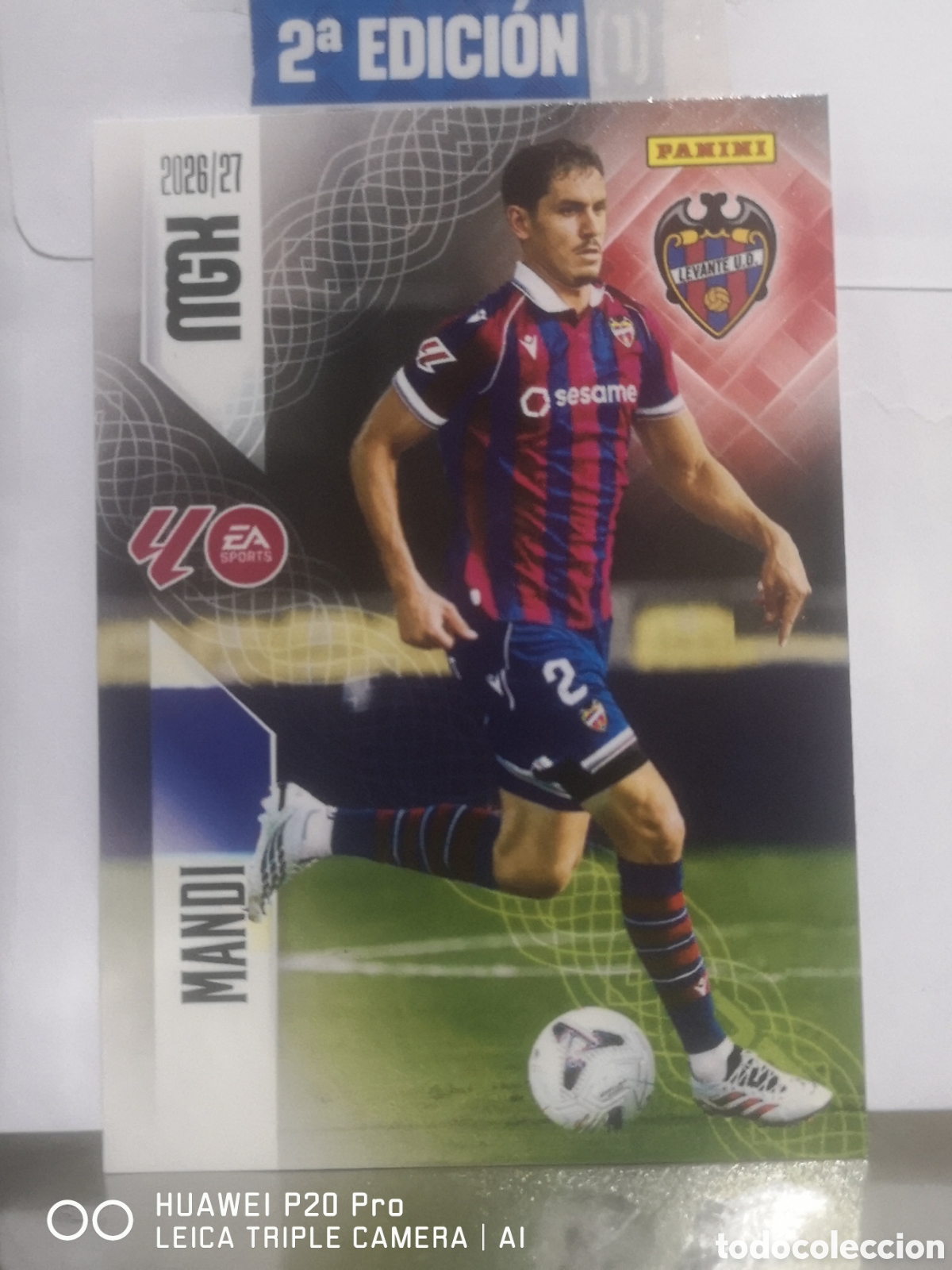 Cromos de f&uacute;tbol: MEGACRACKS 2026 2027 2026 27 MANDI 205 LEVANTE - ALBUM 2&ordf; ED