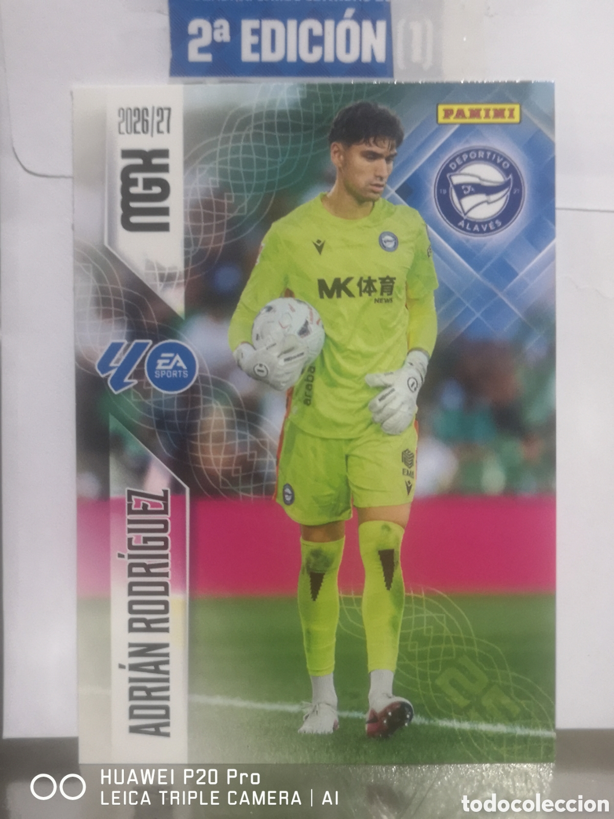 Cromos de f&uacute;tbol: MEGACRACKS 2026 2027 2026 27 ADRIAN RODRIGUEZ 21 ALAVES - ALBUM 2&ordf; ED