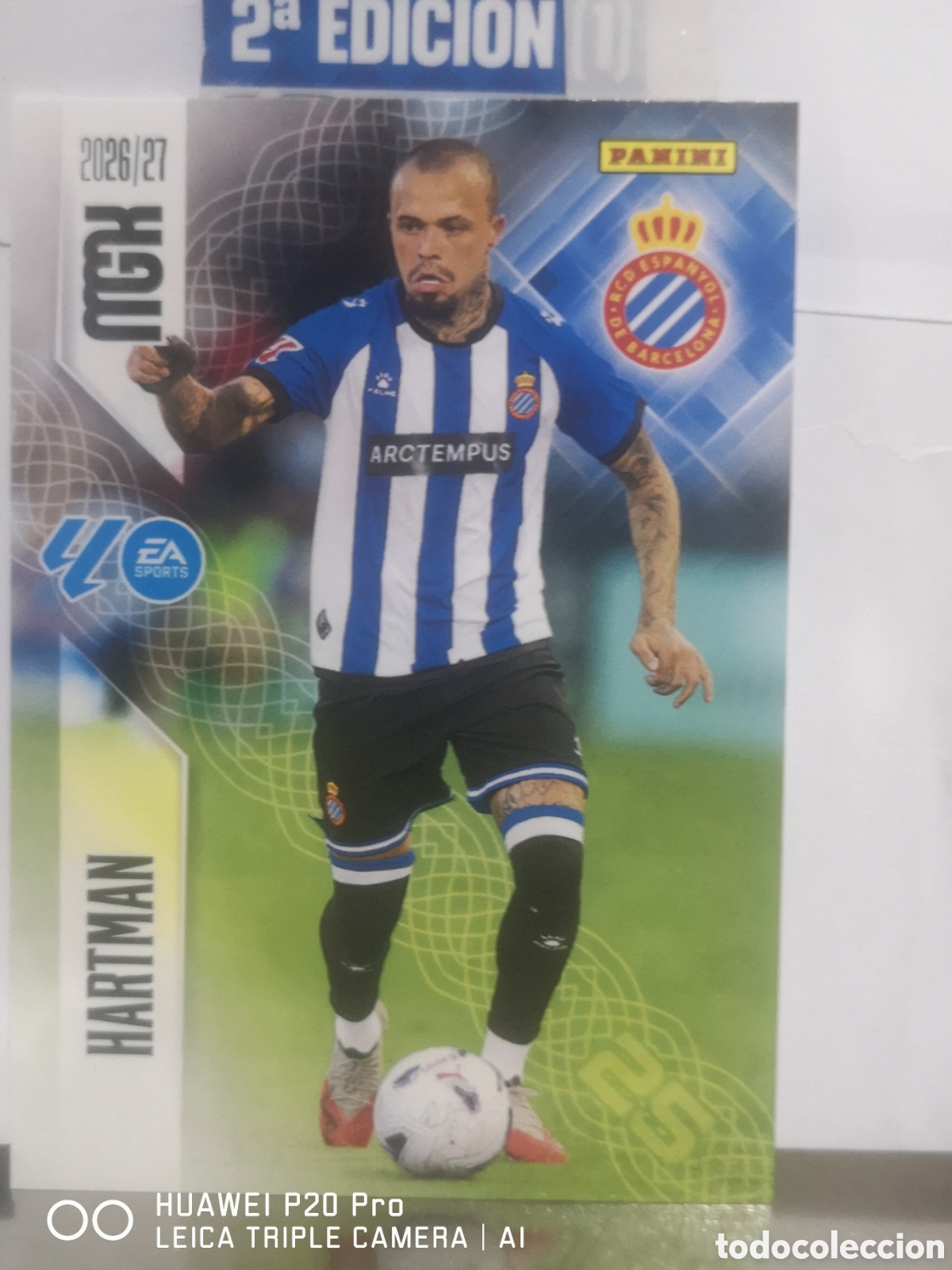 Cromos de f&uacute;tbol: MEGACRACKS 2026 2027 2026 27 HARTMAN 171 ESPA&Ntilde;OL - ALBUM 2&ordf; ED