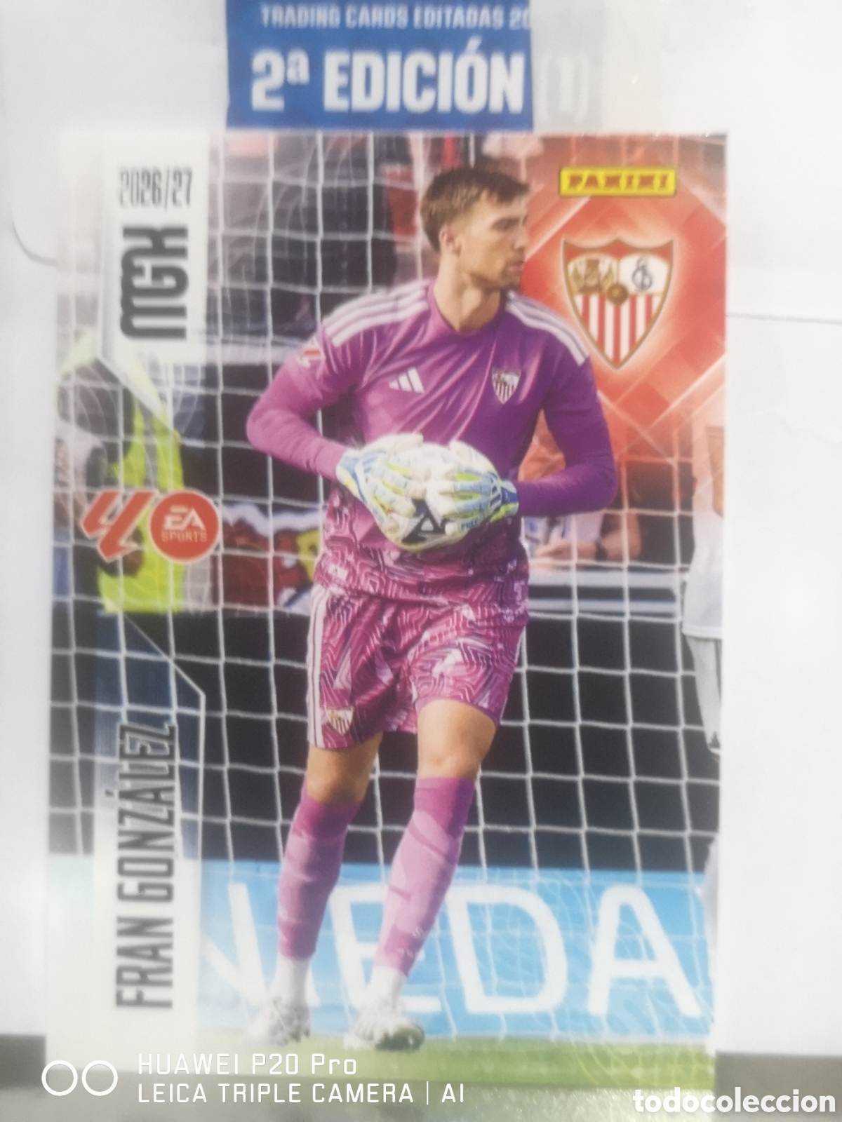 Cromos de f&uacute;tbol: MEGACRACKS 2026 2027 2026 27 FRAN GONZALEZ 327 SEVILLA - ALBUM 2&ordf; ED