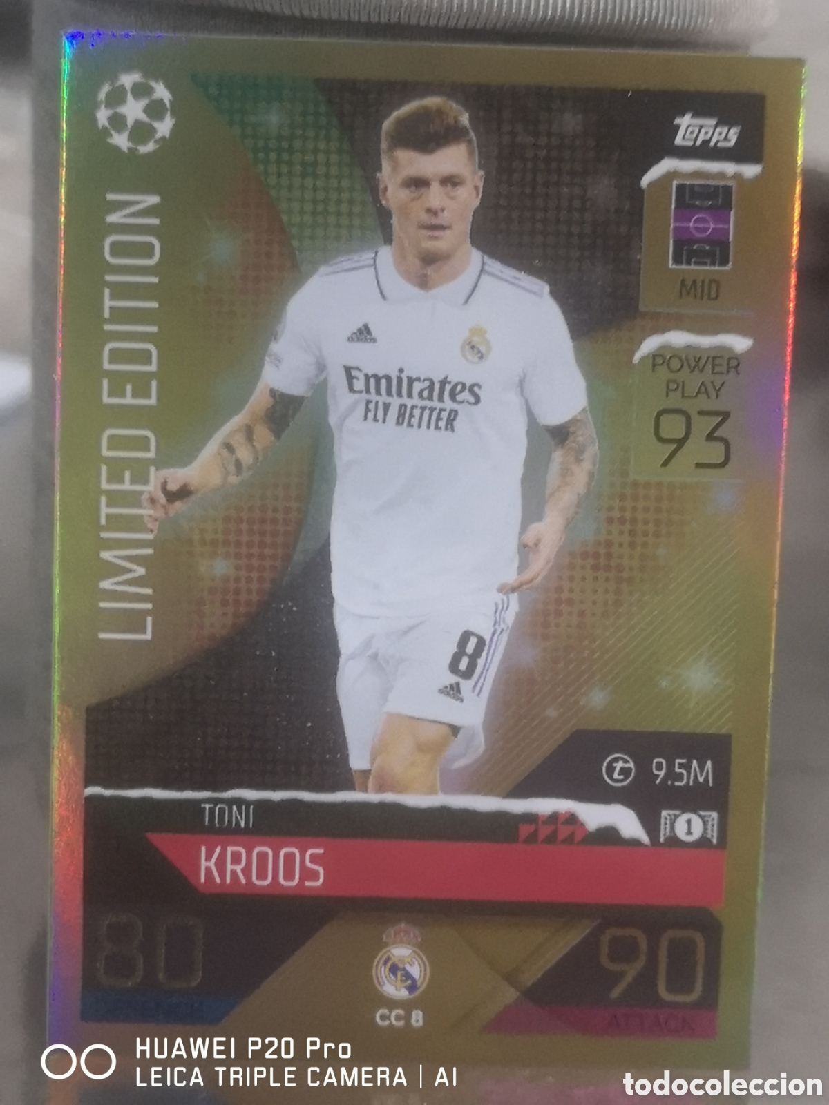 Cromos de f&uacute;tbol: CC 8 KROOS MATCH ATTAX 2022 2023 EDICION LIMITADA - REAL MADRID