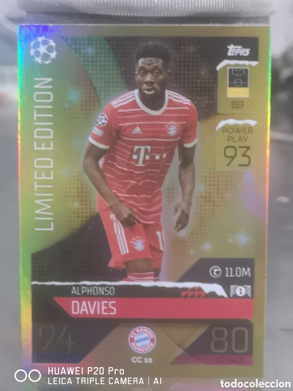 Cromos de f&uacute;tbol: CC 10 DAVIES MATCH ATTAX 2022 2023 EDICION LIMITADA - BAYERN MUNCHEN