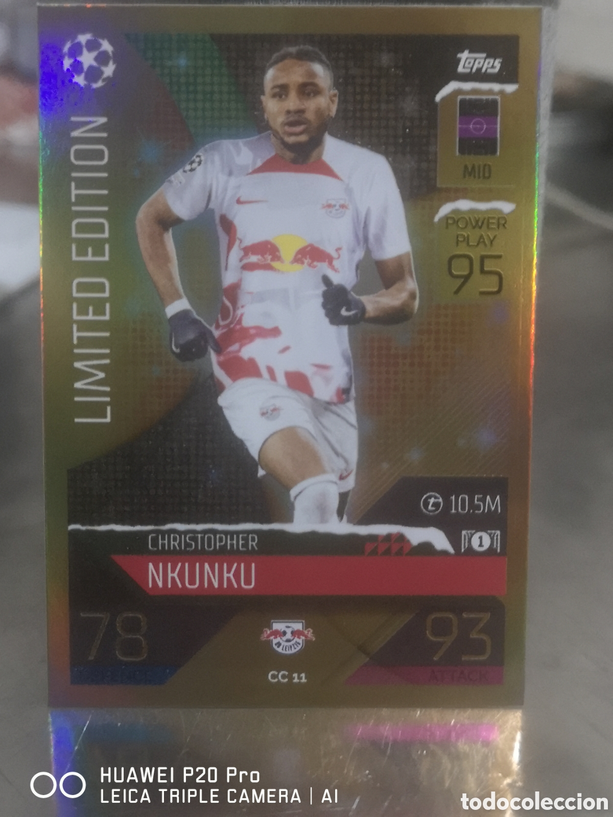 Cromos de f&uacute;tbol: CC 11 NKUNKU MATCH ATTAX 2022 2023 EDICION LIMITADA - RB LEIPZIG