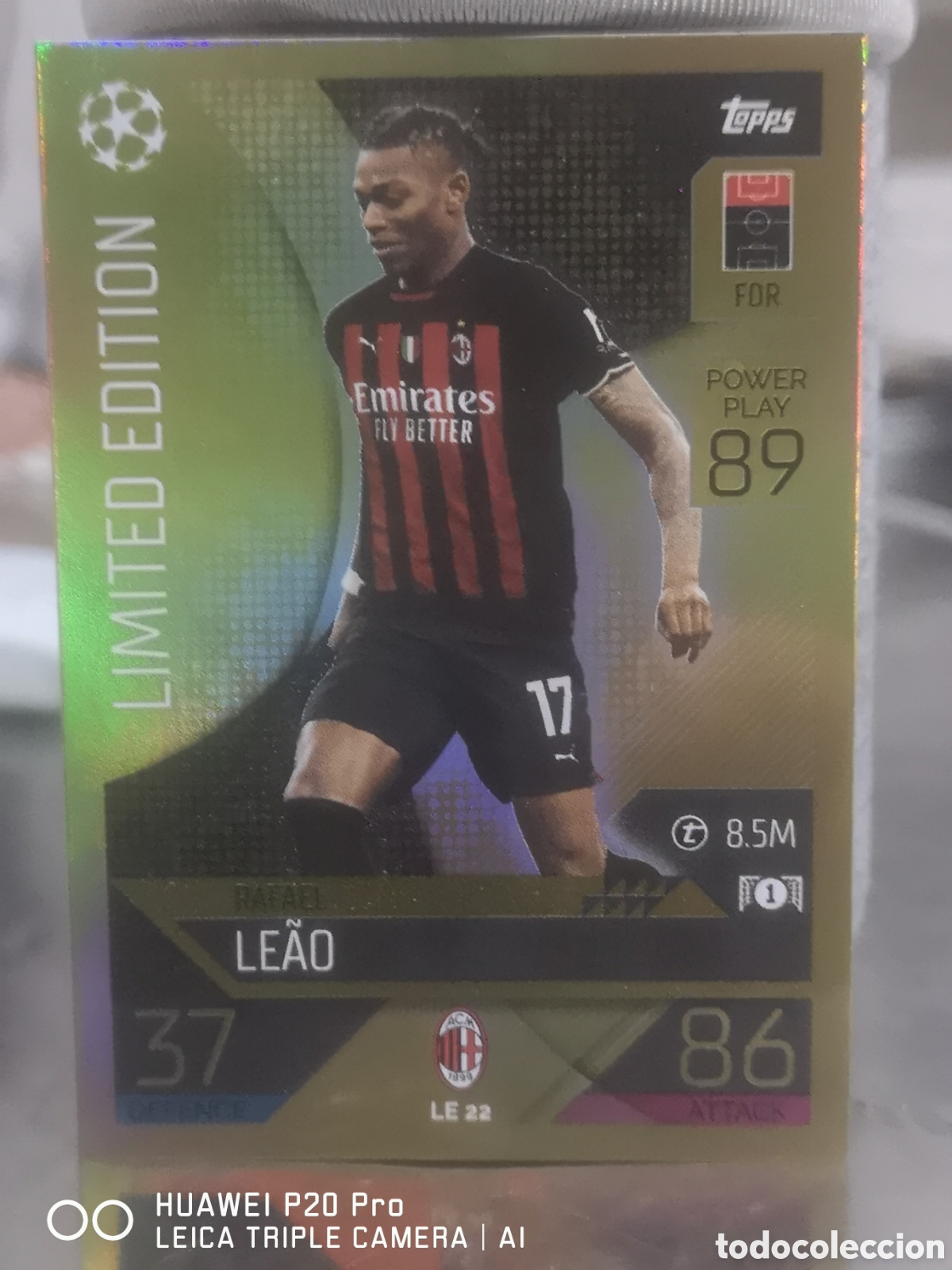 Cromos de f&uacute;tbol: LE 22 LEAO MATCH ATTAX 2022 2023 EDICION LIMITADA - AC MILAN