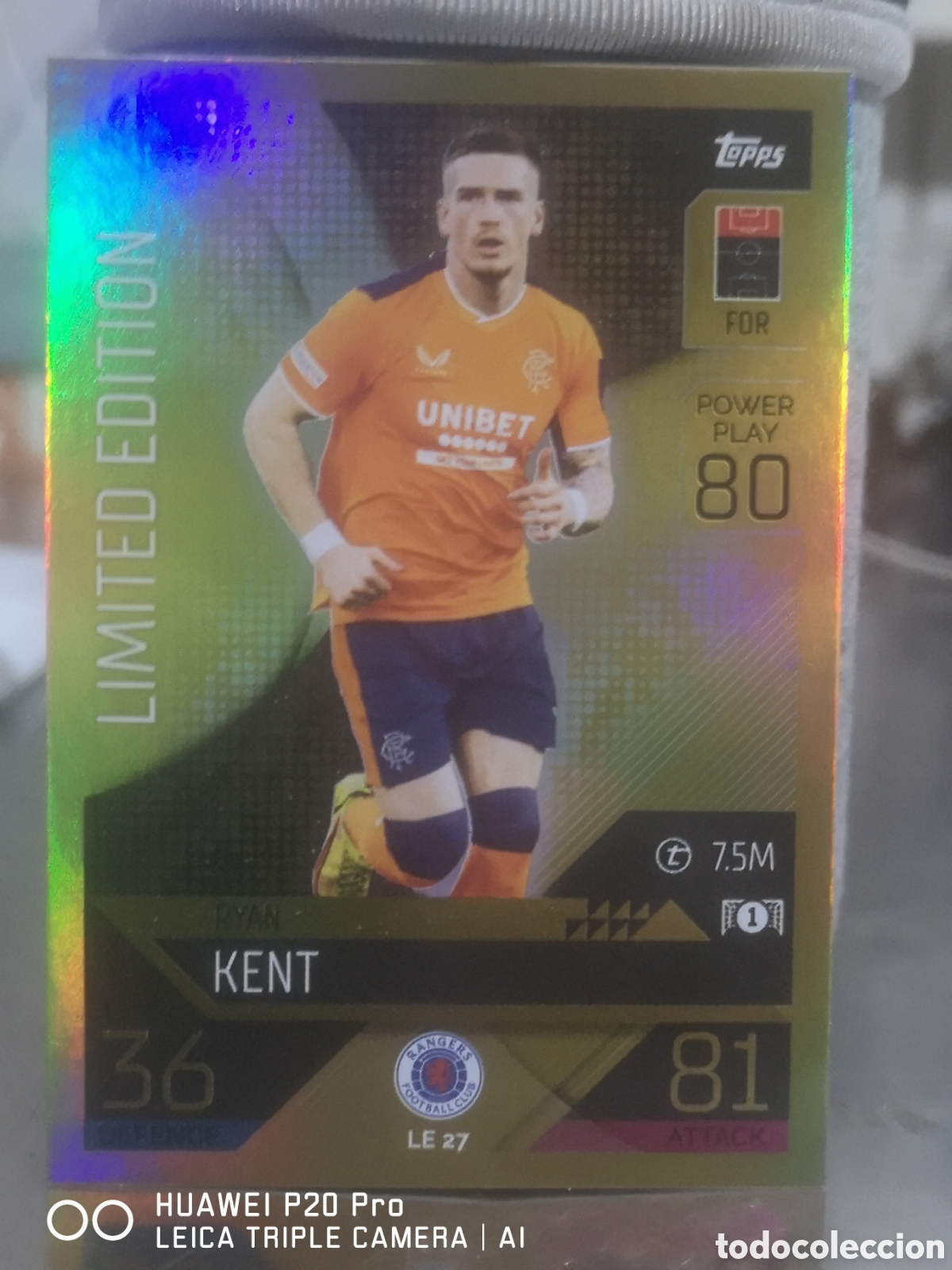 Cromos de f&uacute;tbol: LE 27 KENT MATCH ATTAX 2022 2023 EDICION LIMITADA - RANGERS