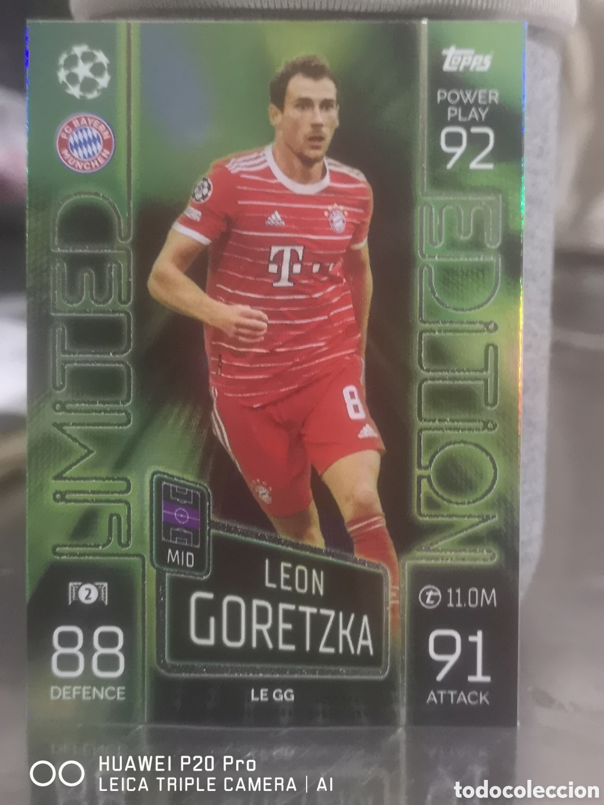 Cromos de f&uacute;tbol: LE GG GORETZKA MATCH ATTAX 2022 2023 EDICION LIMITADA - BAYERN MUNCHEN